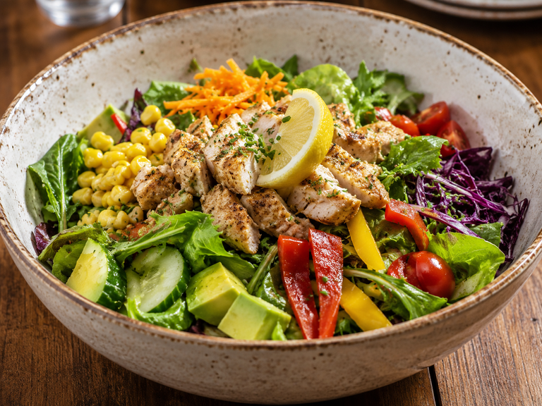 Chicken Rainbow Salad